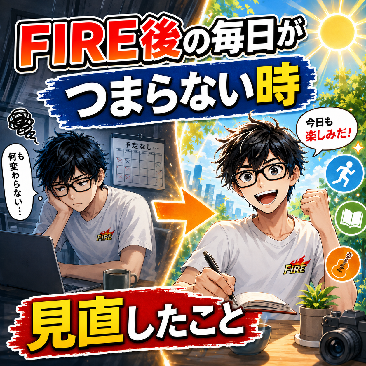 FIRE後の毎日がつまらないと感じたとき、僕が見直したことのサムネイル